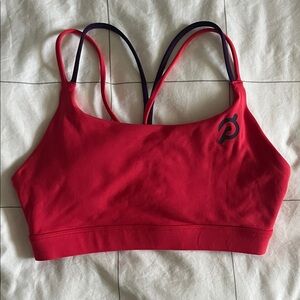 Peloton Red Sports Bra